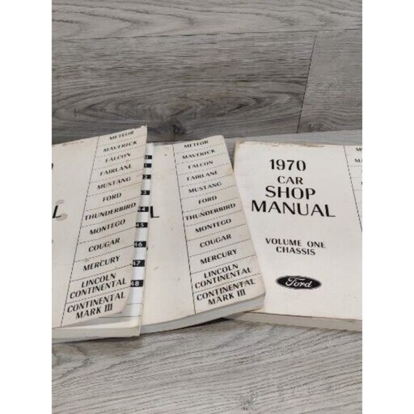 1970 Ford Car Shop Manuals Vol. 1, 2, 4. Mustang, Thunderbird, Cougar and more. - Picture 15 of 15